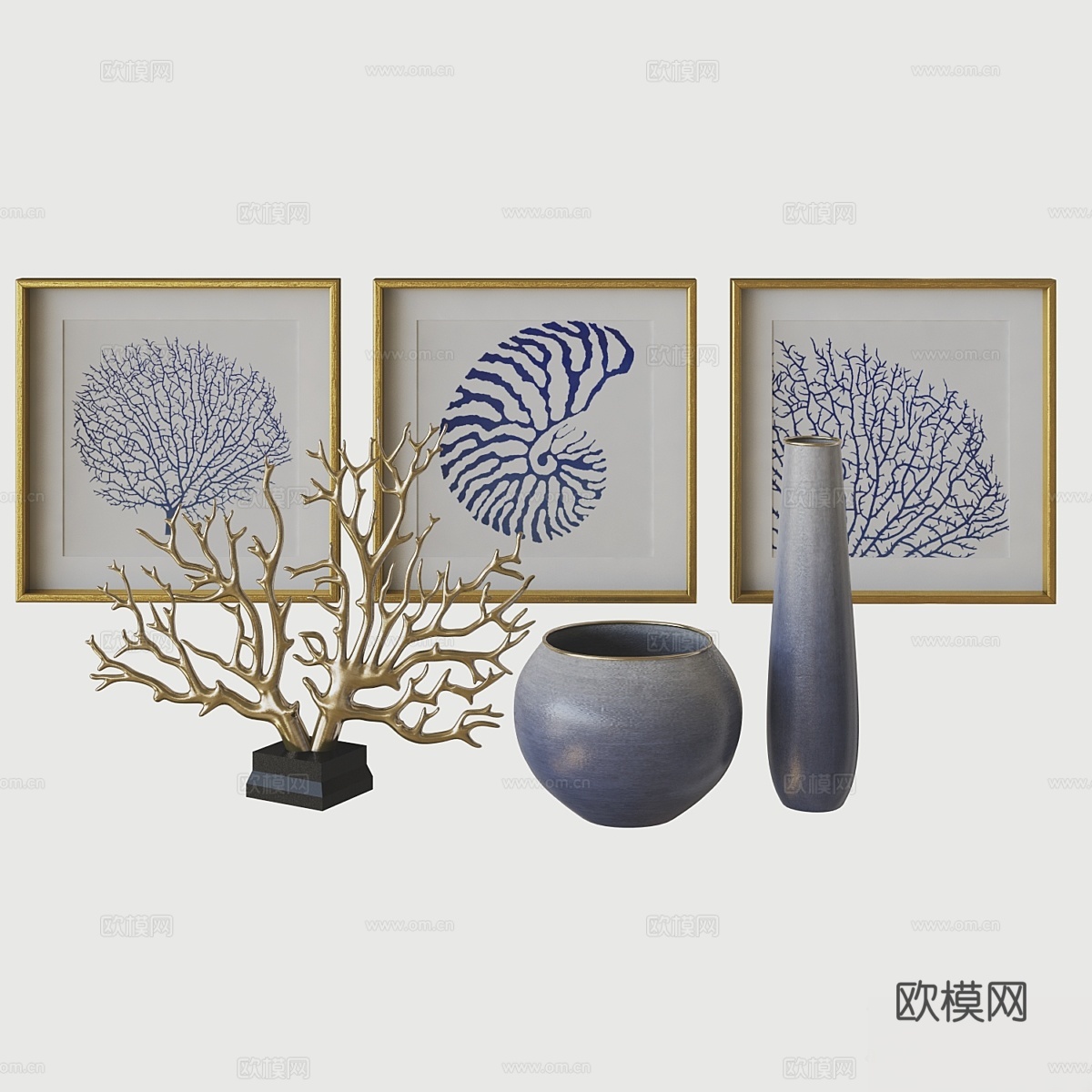 装饰海景套装3d模型