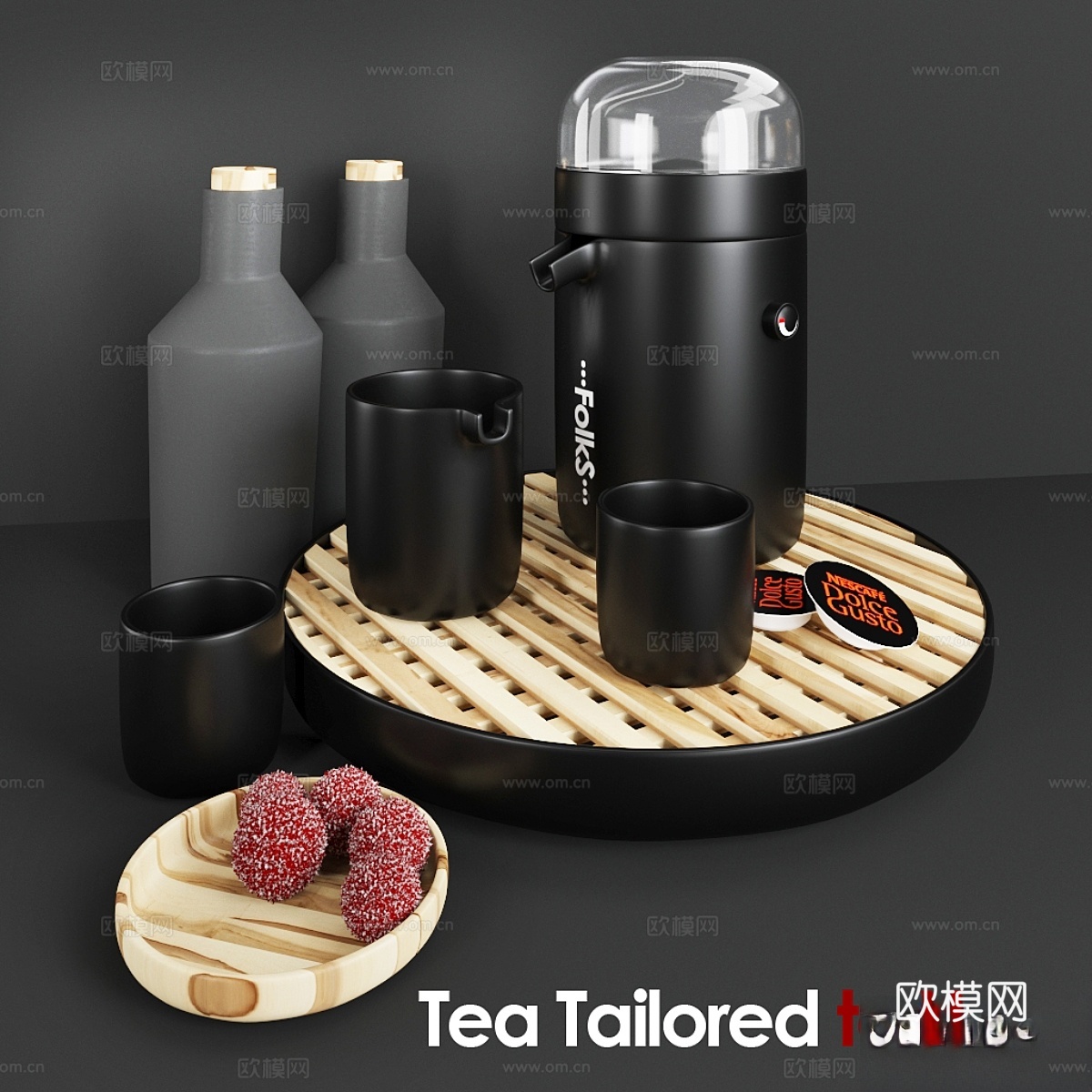 专属定制茶艺3d模型下载
