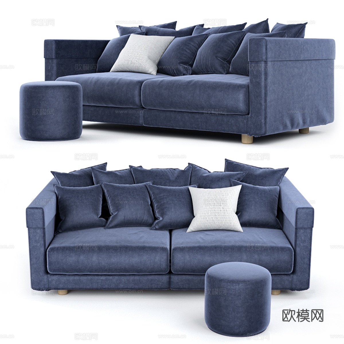 宜家STOCKHOLM沙发2017款3d模型下载