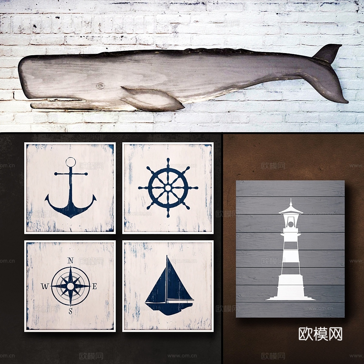 木质壁板·系列463d模型下载