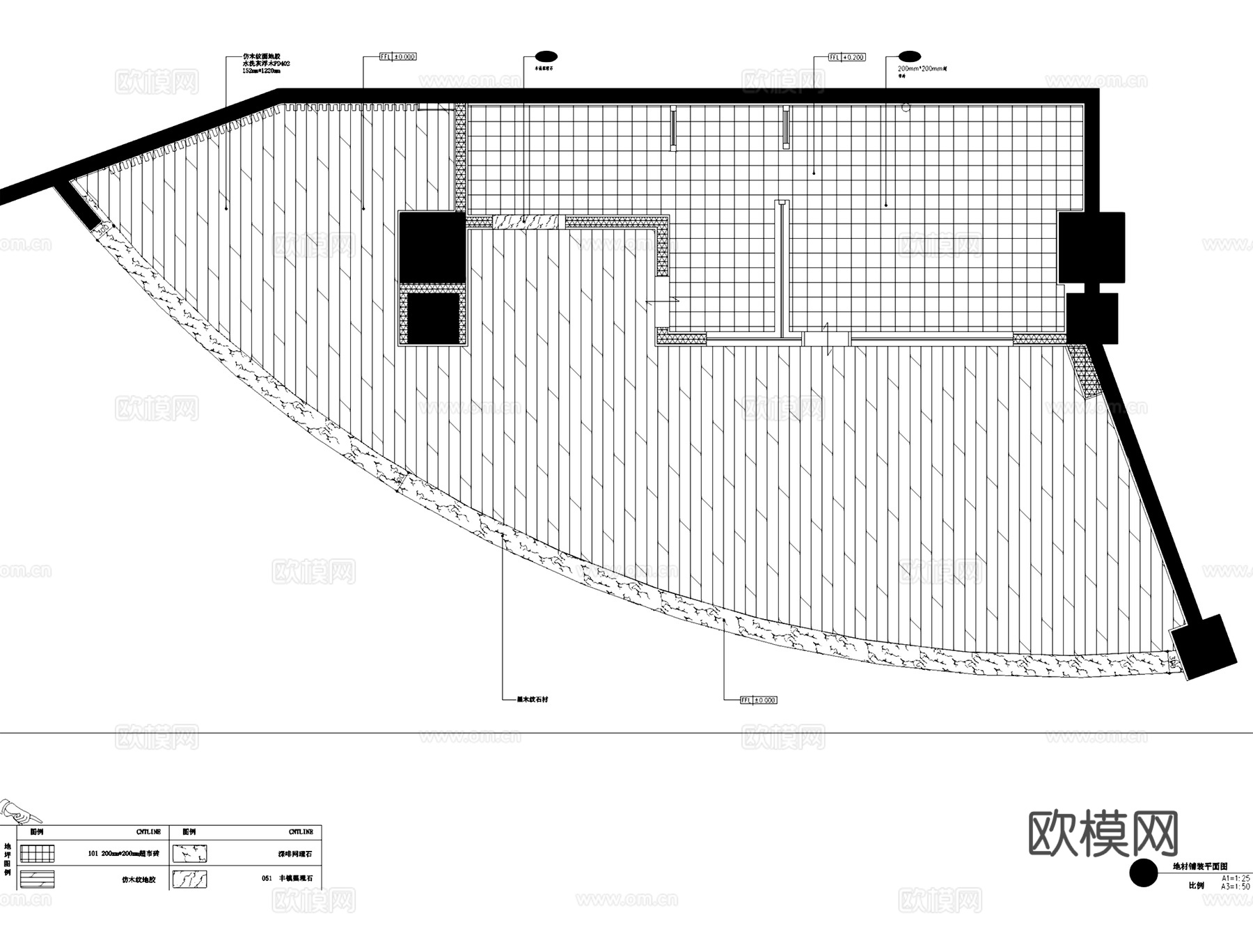 捞宝水饺苏州1号店中餐厅室内工装CAD施工图整套cad施工图