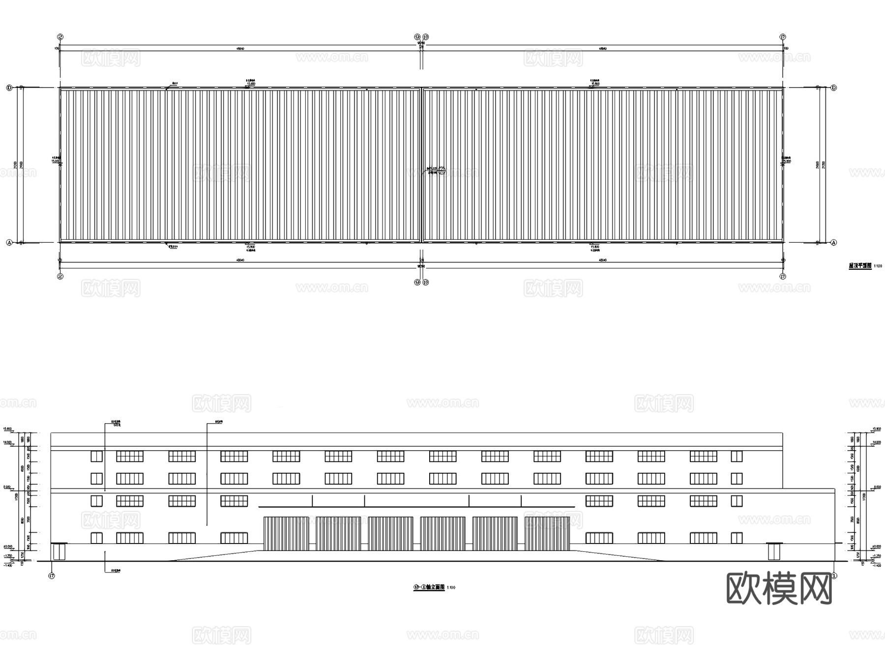 重庆双河口粮油仓储配送中心冷库建筑CAD施工图全套cad施工图