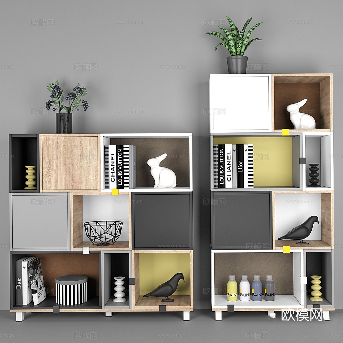 模块化置物架Signal Rubik3d模型下载