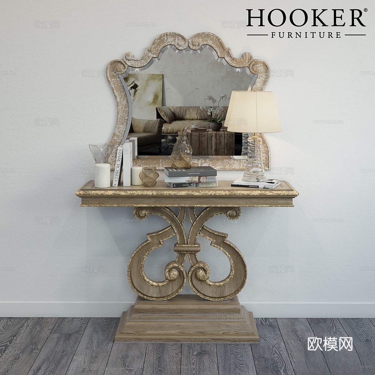 Hooker Solana 边几3d模型下载