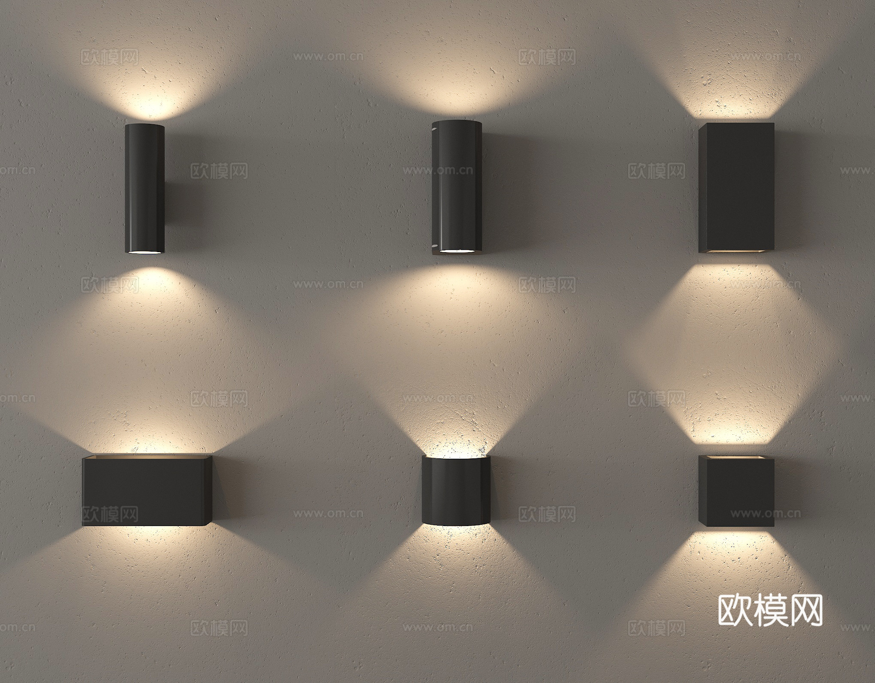 现代壁灯 室外壁灯 小壁灯 庭院壁灯 氛围灯3d模型下载