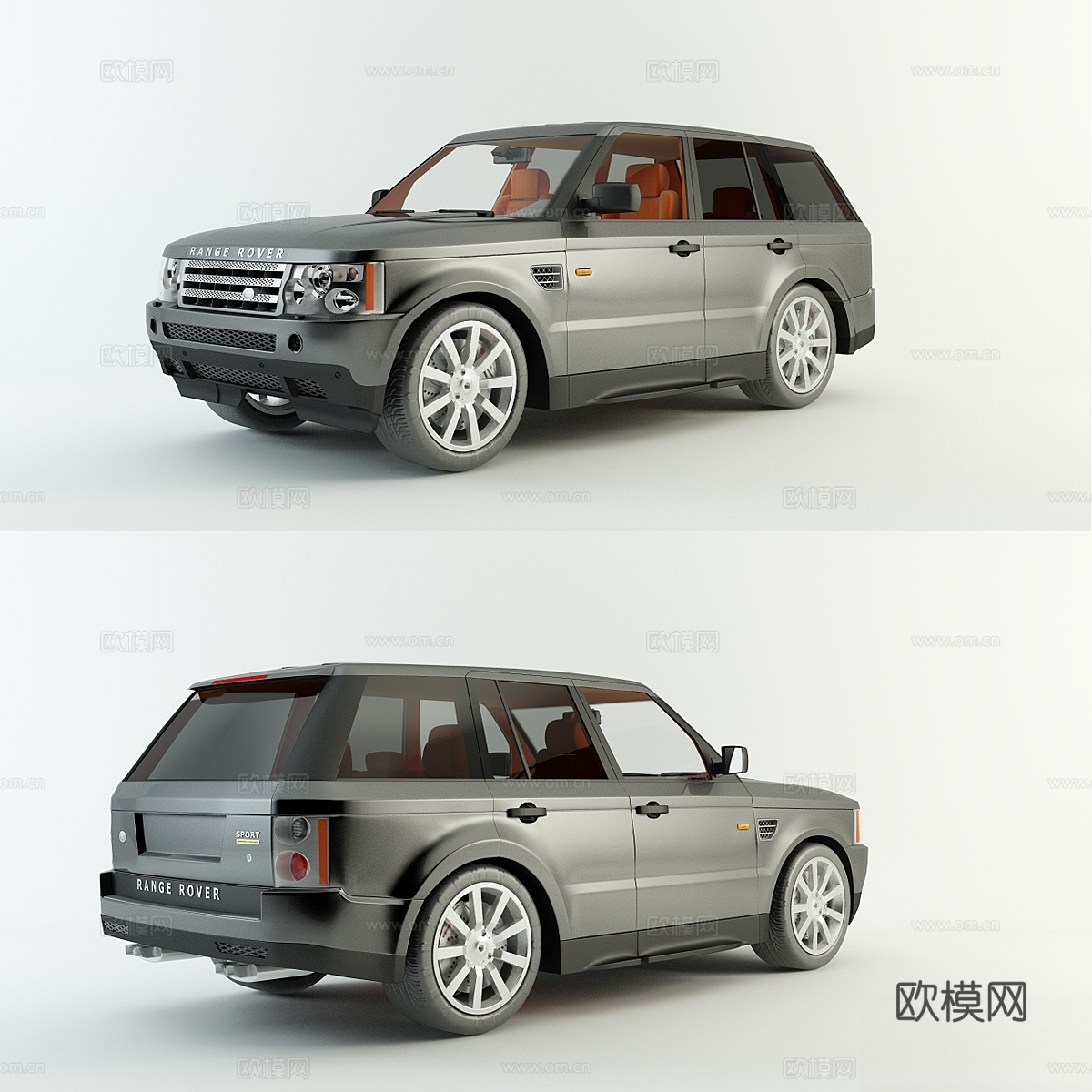 路虎揽胜运动版机械增压版3d模型下载