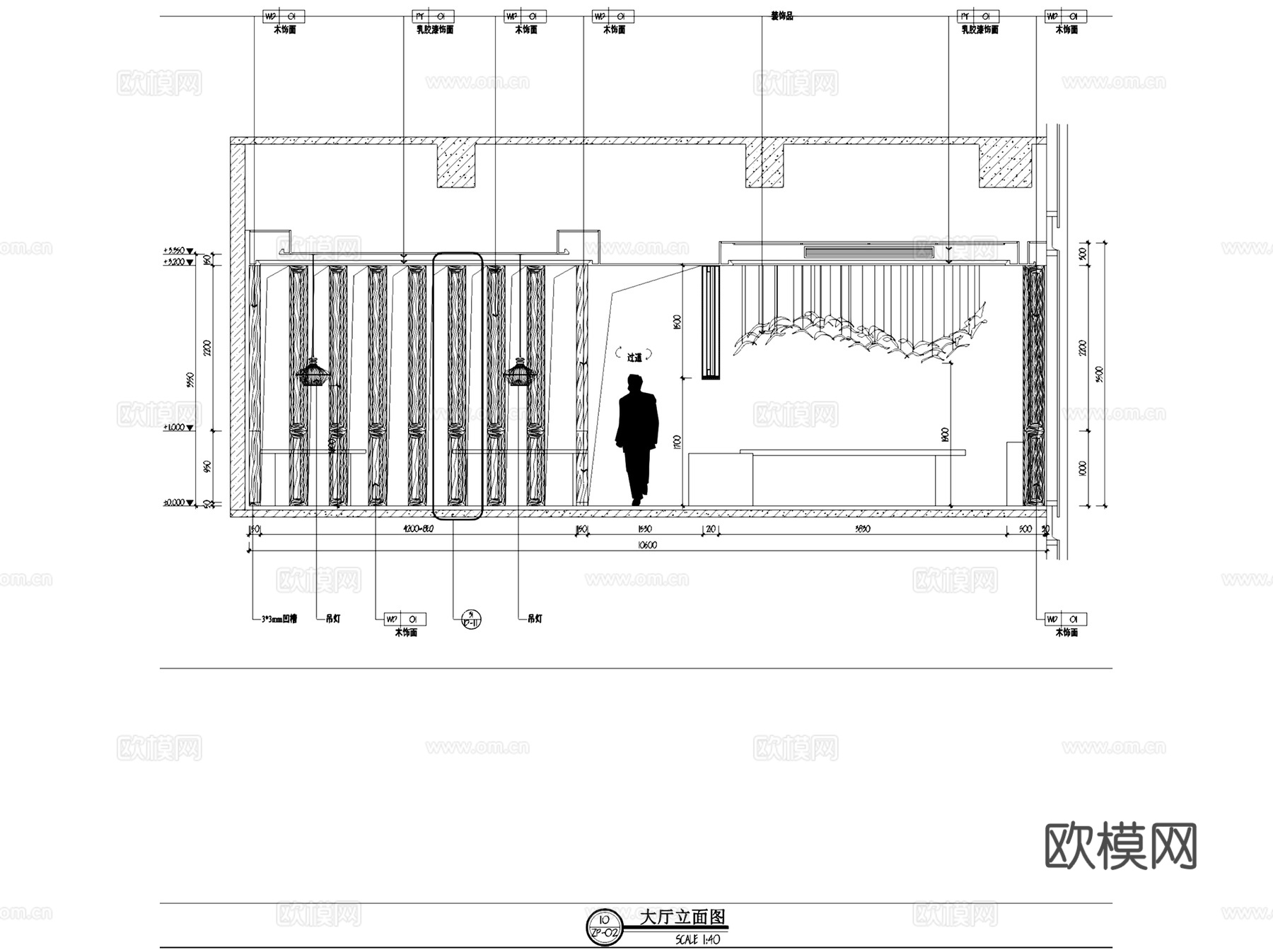 深圳东宝海鲜火锅大冲华润店室内工装CAD施工图cad施工图