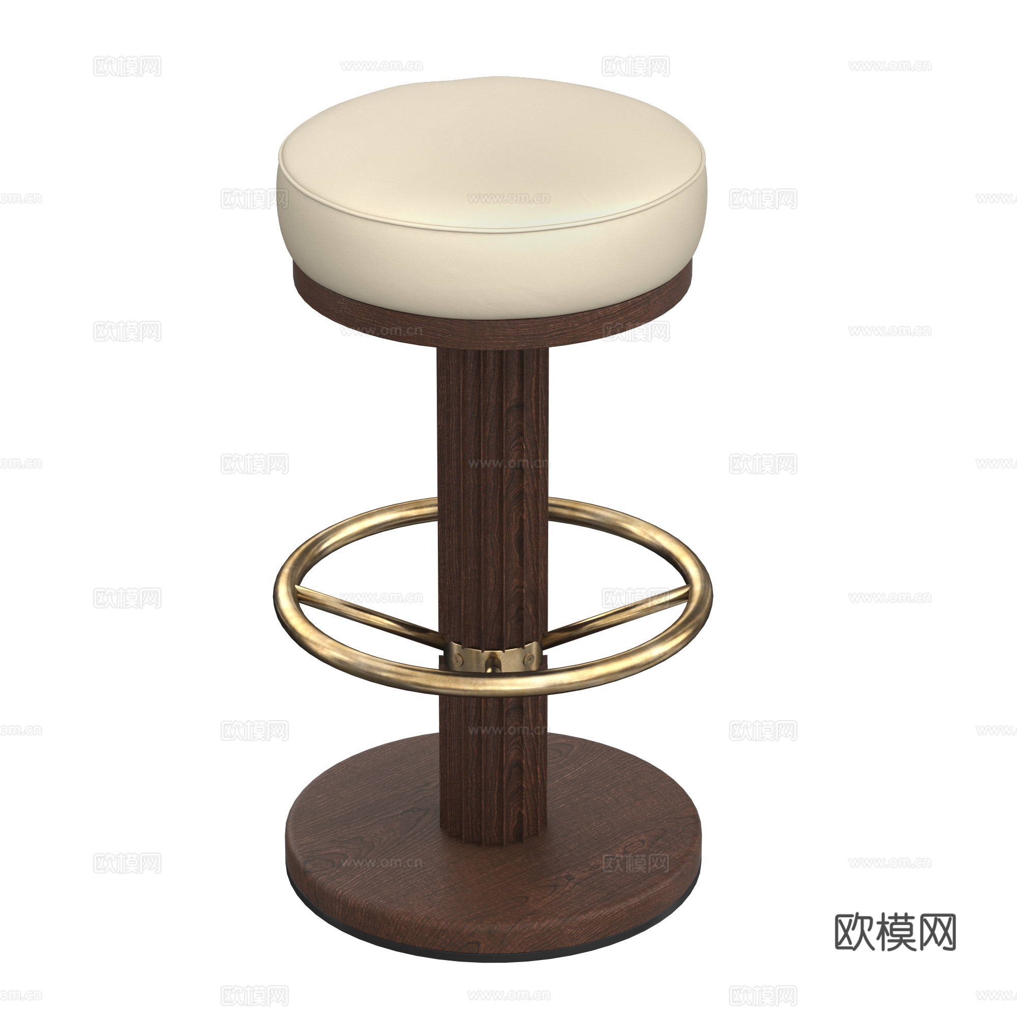 现代意式轻奢 BAR007 吧台凳3d模型下载（渲染图4）