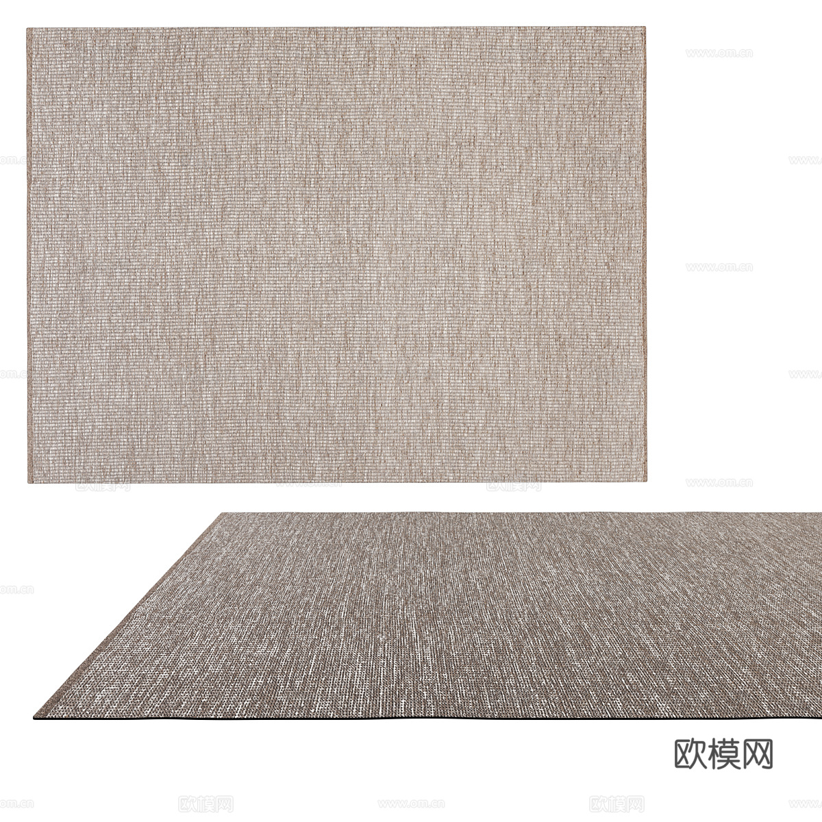 现代简约地毯 地毯 简约地毯 客厅地毯 毛绒地毯3d模型下载