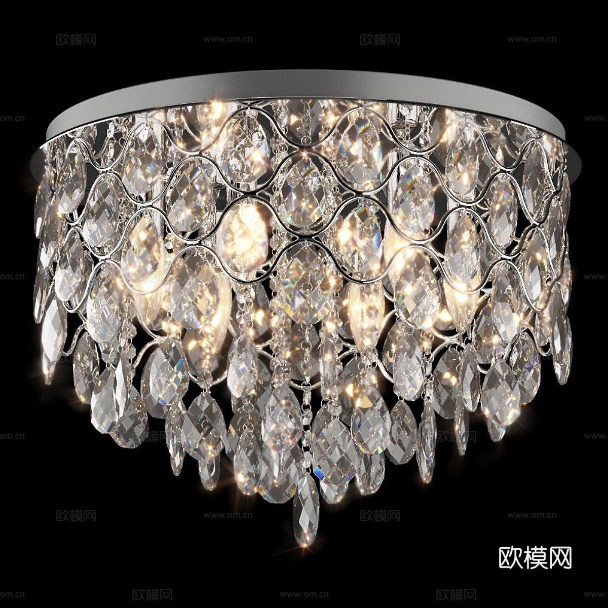 EUROSVET 3322 6L Strotskis枝形吊灯3d模型下载