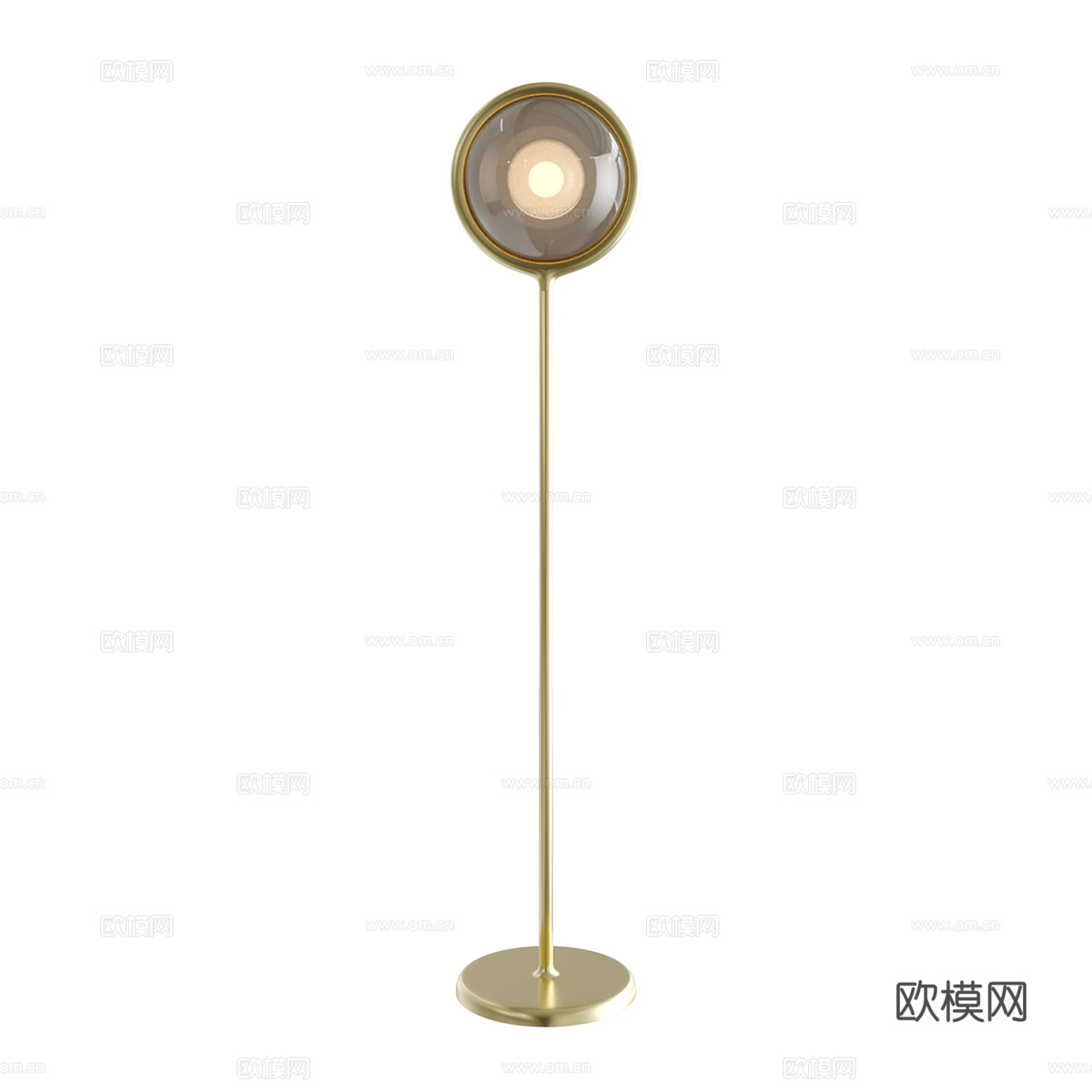 现代简约轻奢落地灯 落地灯 简约落地灯 灯3d模型下载