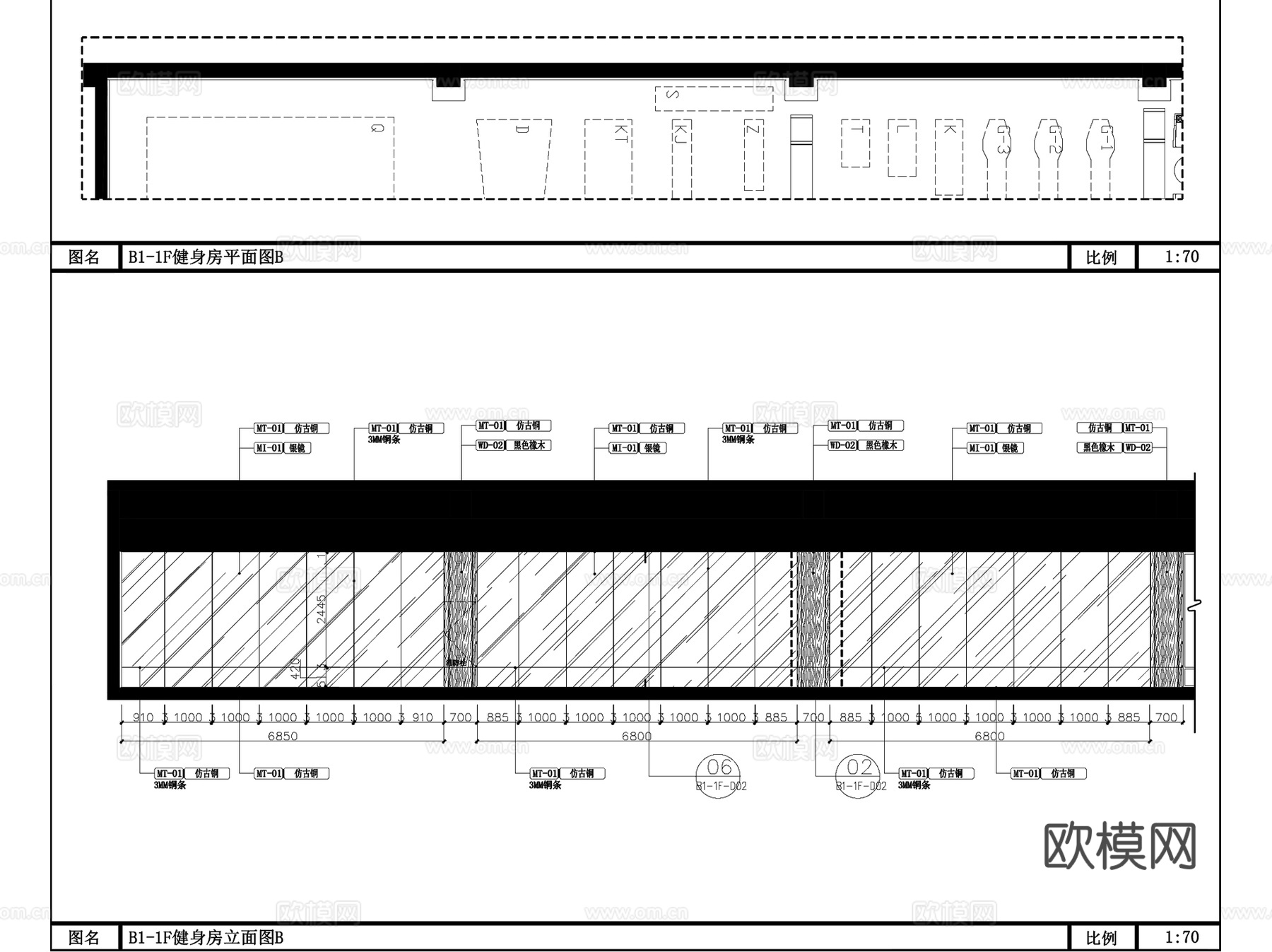 北京首创天悦天阅西山会所室内装饰CAD施工图全套cad施工图