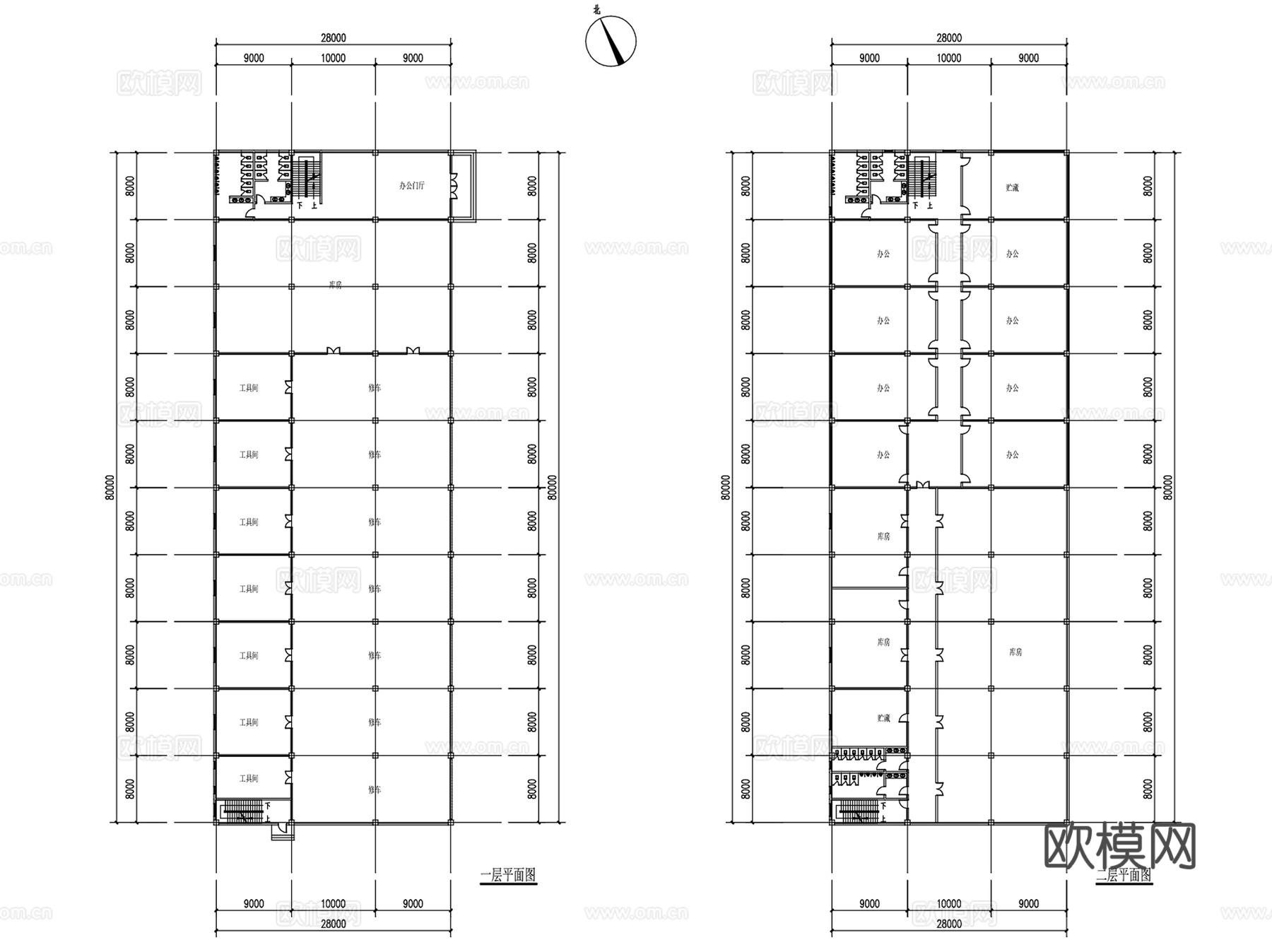 启东客运站公共汽车站建筑CAD施工图+SU+3Dmaxcad施工图下载（渲染图6）