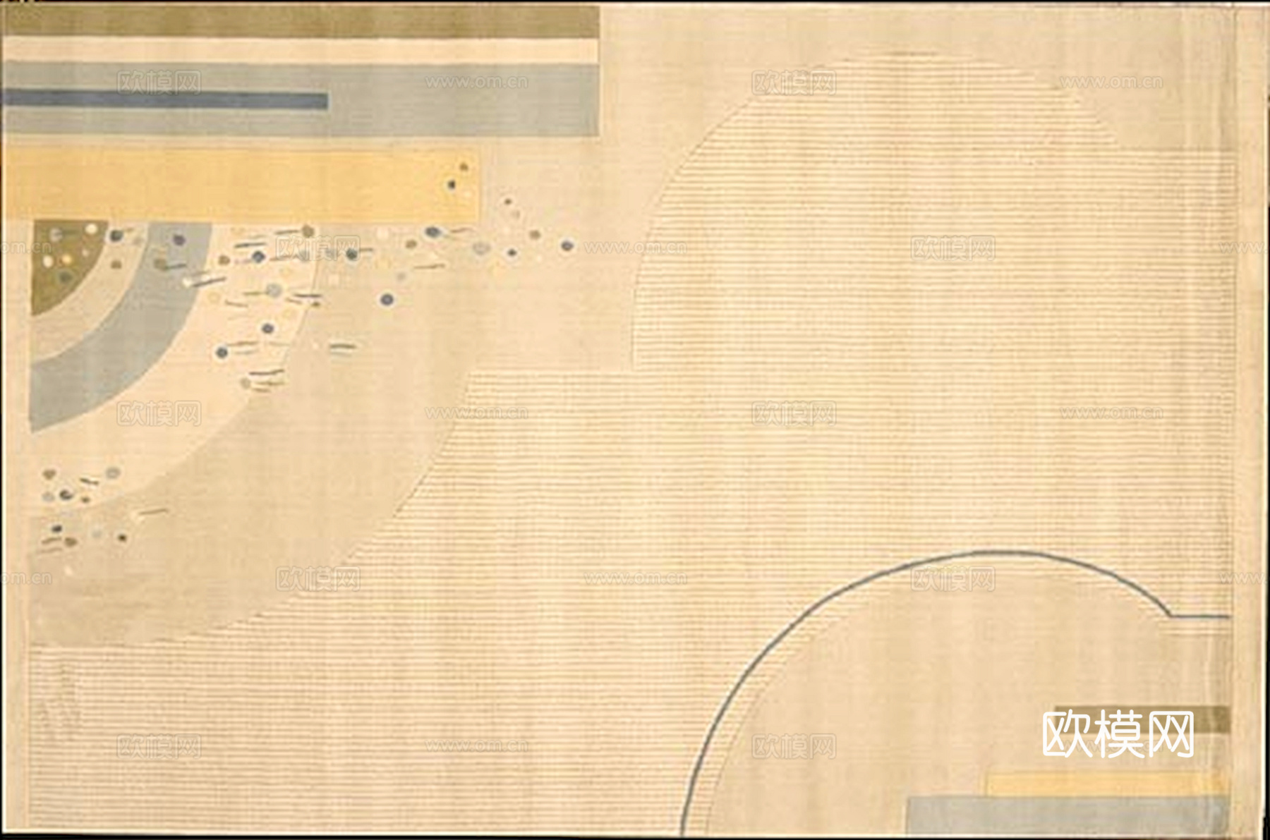 几何花纹地毯 办公室会议室地毯 客厅地毯下载
