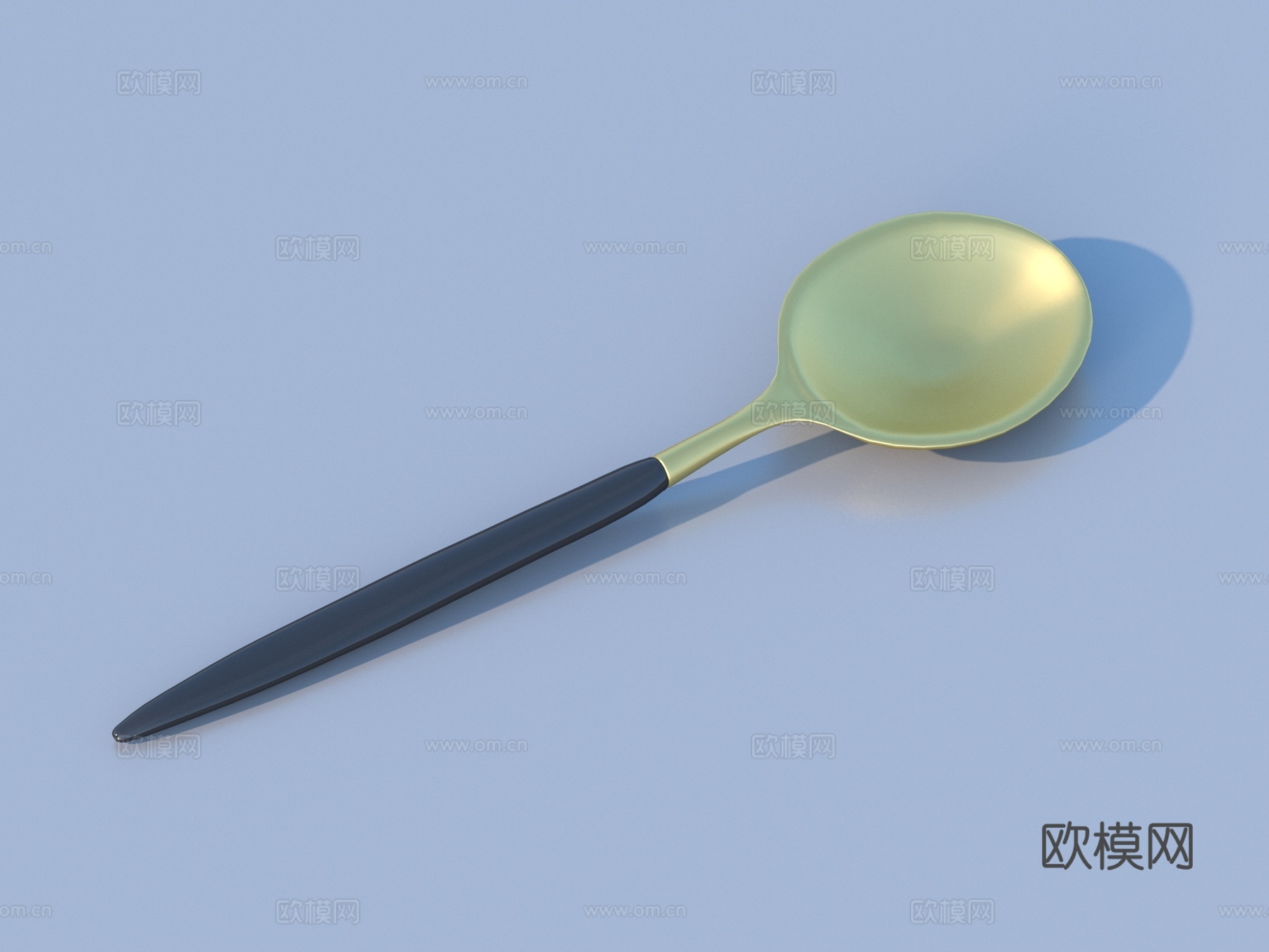 勺子 餐具 西餐餐具3d模型下载