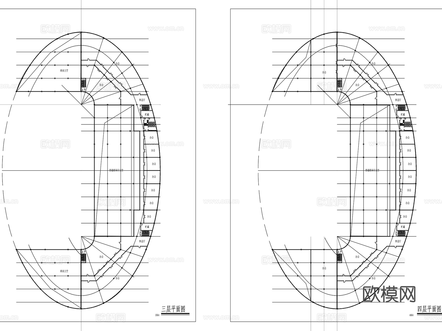 启东客运站公共汽车站建筑CAD施工图+SU+3Dmaxcad施工图下载（渲染图5）