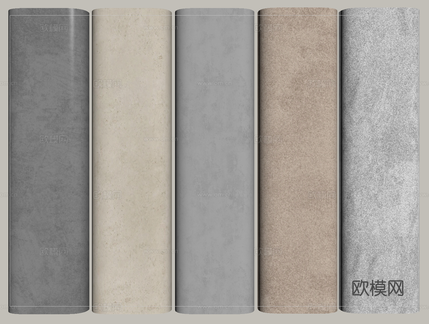 现代涂料 微水泥墙面 艺术漆 真石漆 墙面水泥漆 肌理漆su模型