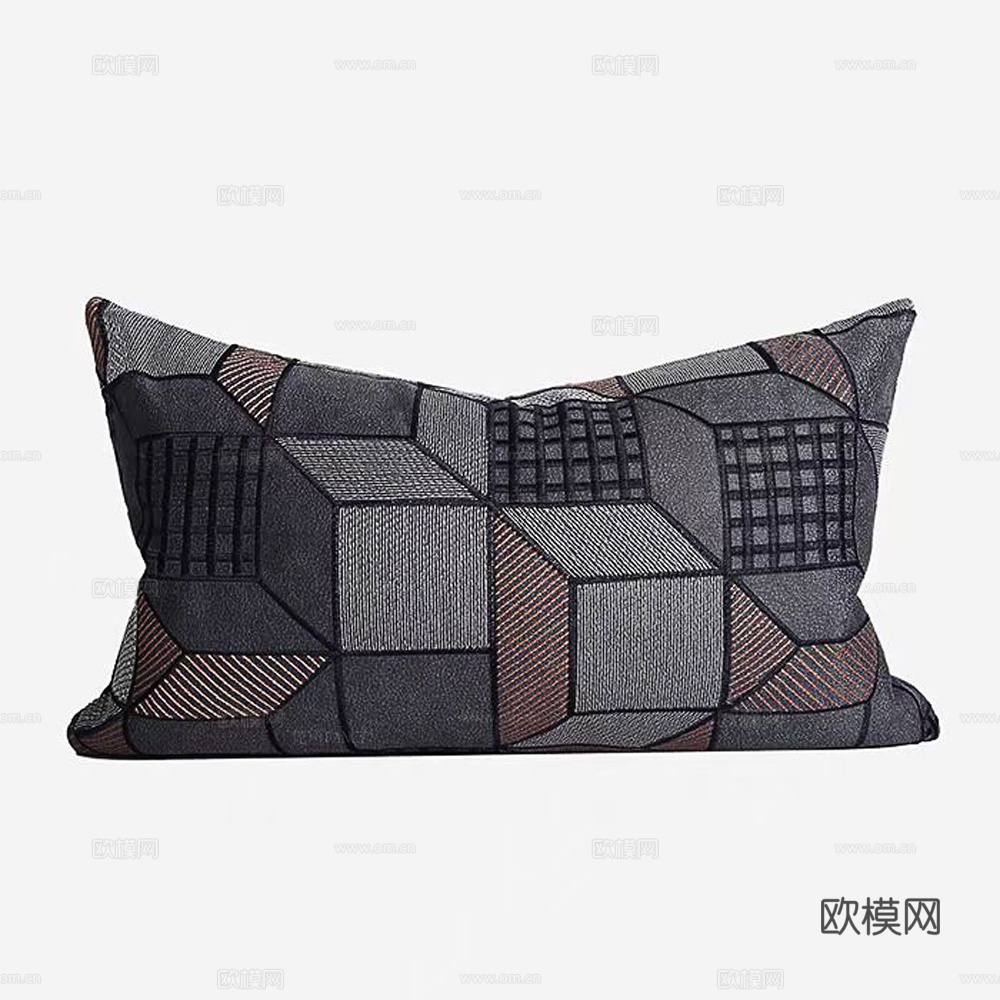 现代抱枕 枕头 印花抱枕 拼接抱枕