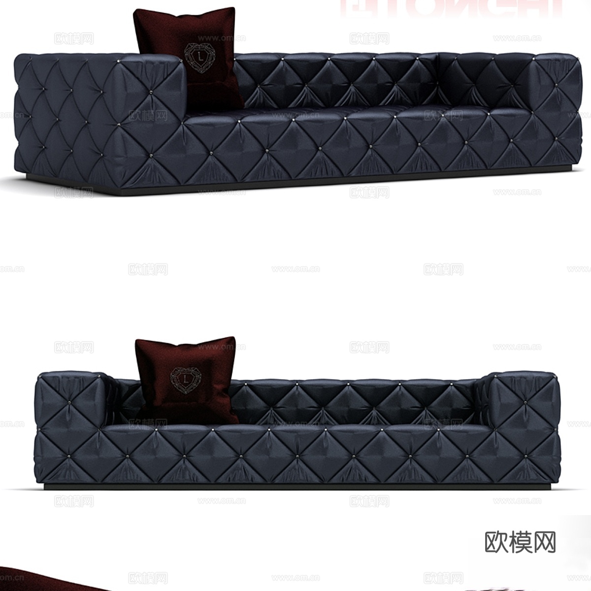 弗拉泰利·隆吉 - 必备沙发3d模型