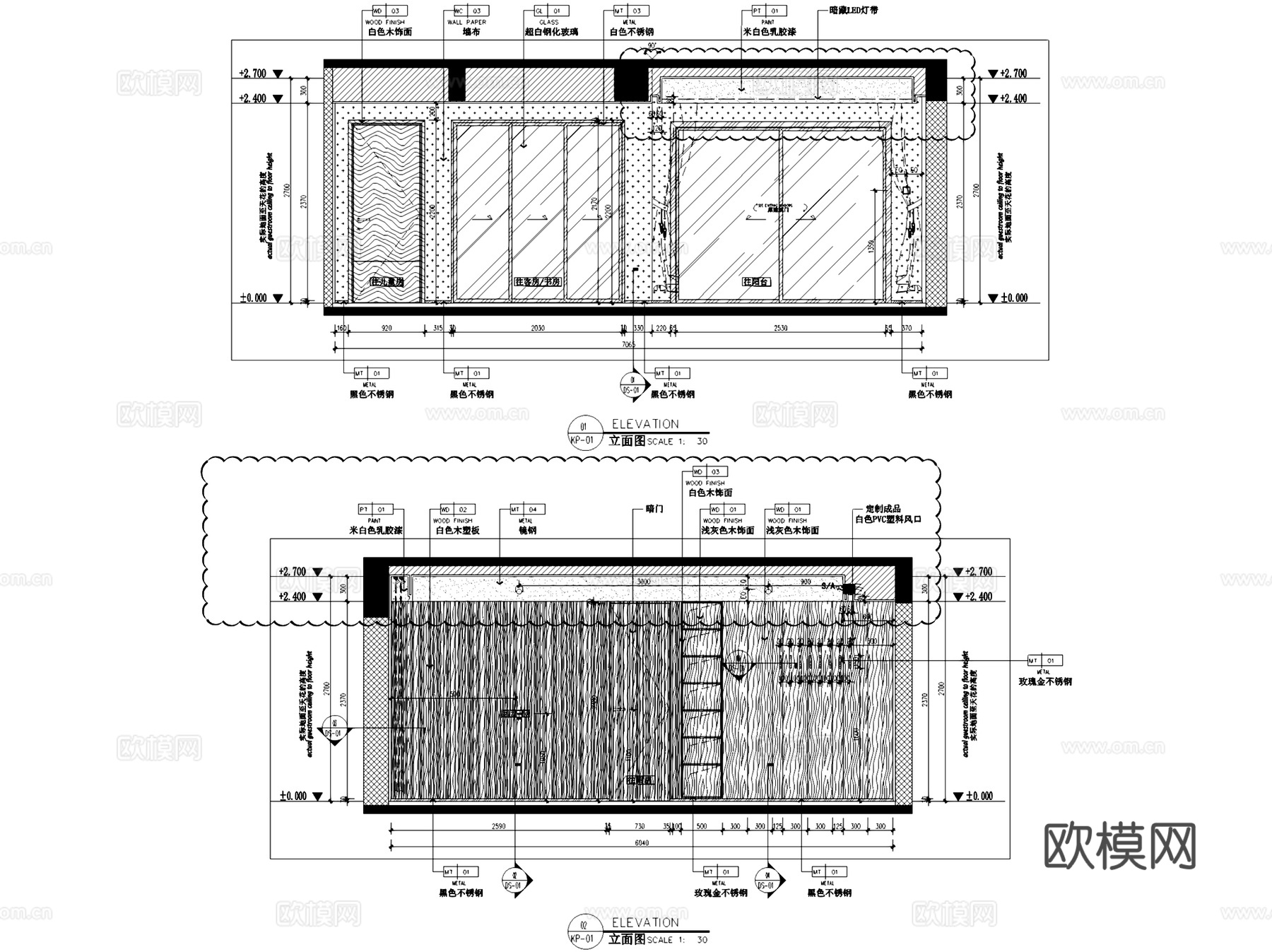 安宏基星曜广场C栋06户型样板间室内家装CAD施工图整套cad施工图