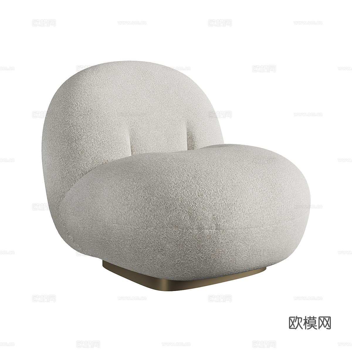 现代简约单人沙发 单人沙发 简约沙发 休闲沙发 客厅沙发3d模型下载