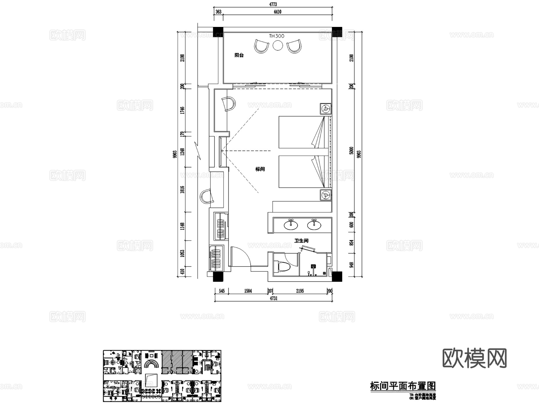 腾冲腾贤苑31栋精品酒店室内工装CAD施工图cad施工图