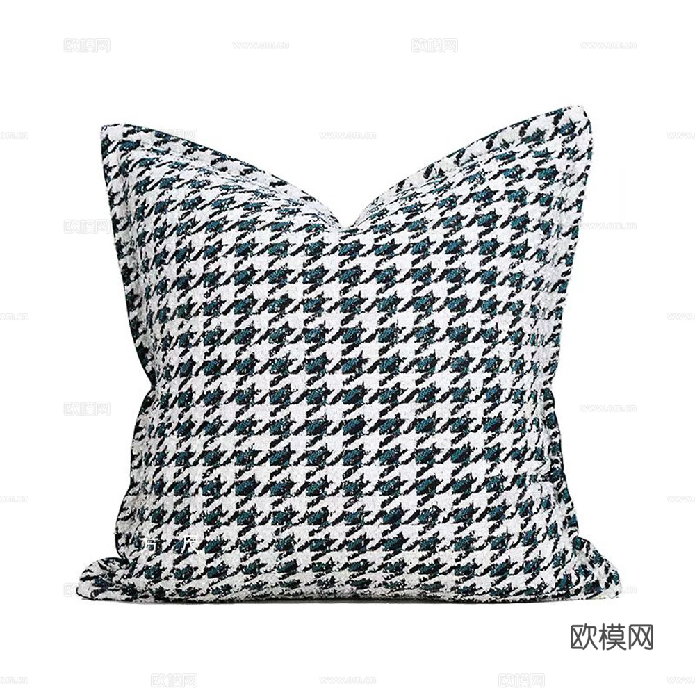 现代抱枕 枕头 印花抱枕 格纹抱枕