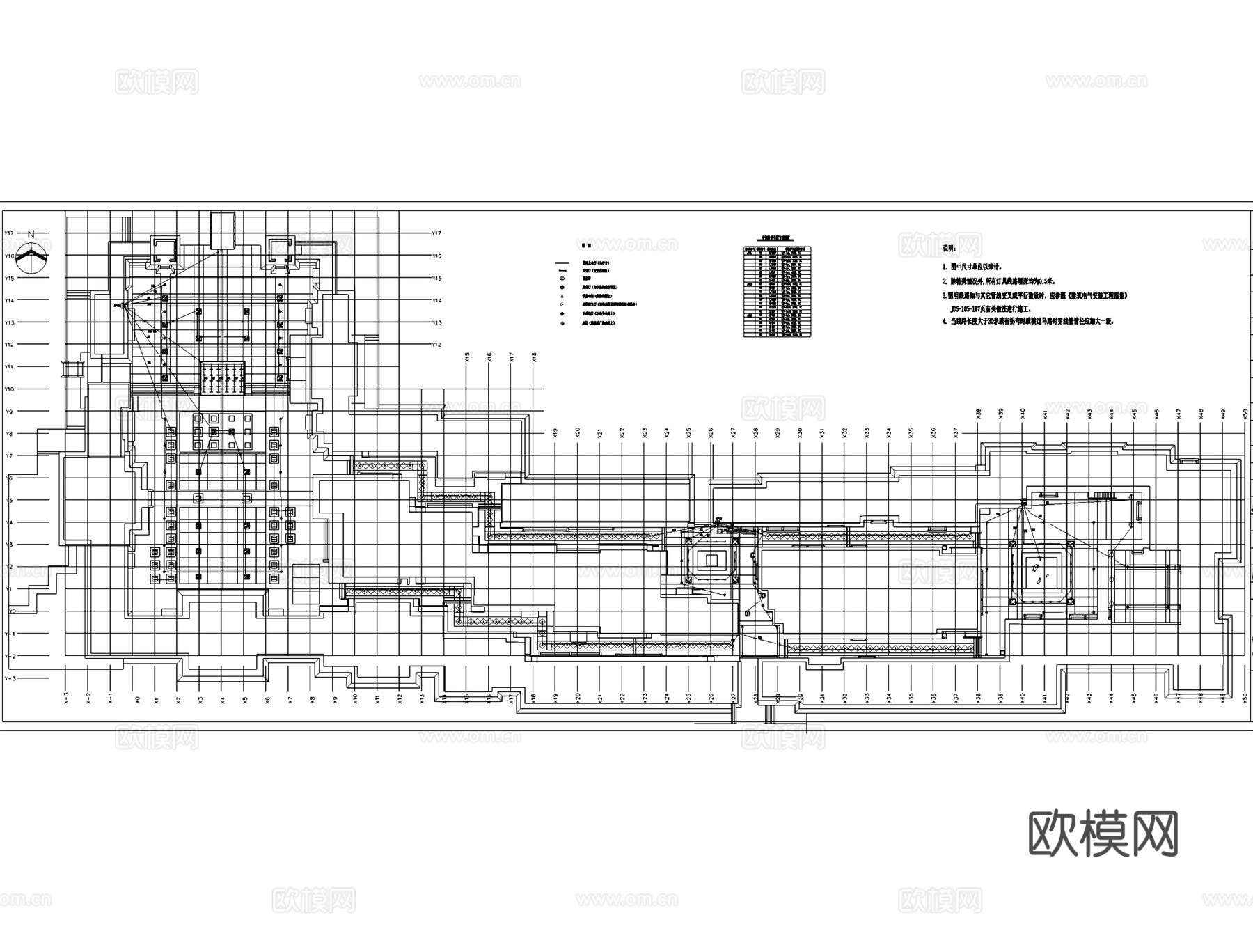 大唐芙蓉园唐集市景观平面CAD施工图cad施工图