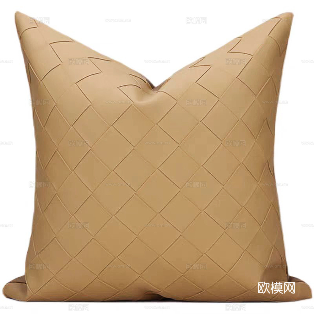 现代抱枕 枕头 编织抱枕 皮革抱枕