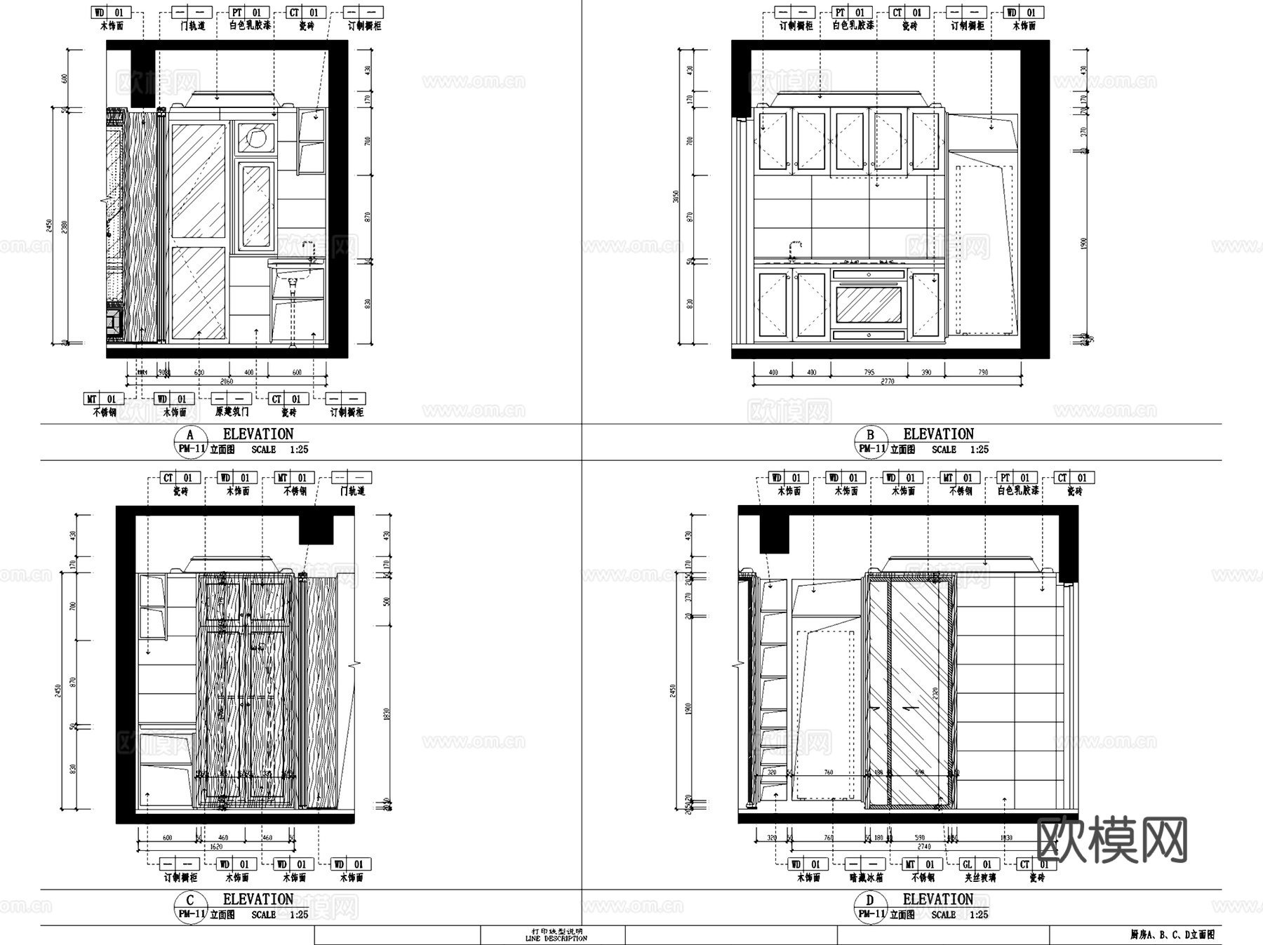 东部现代城花园36栋B户型样板房室内家装+3Dmax模型cad施工图