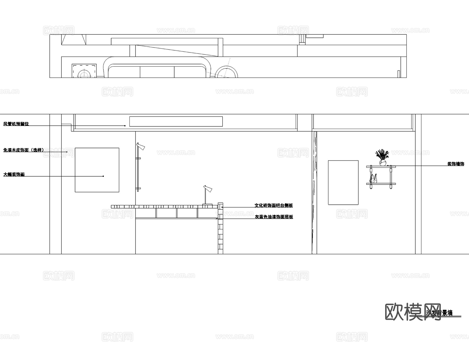 国际百纳三室两厅两卫私宅雅居室内家装CAD施工图cad施工图