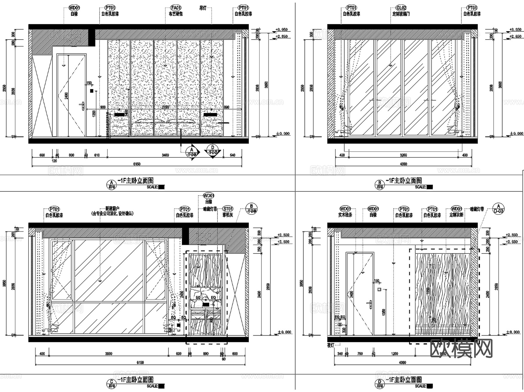 海南清水湾珊瑚宫殿底跃层复式室内家装整套+3Dmax模型cad施工图