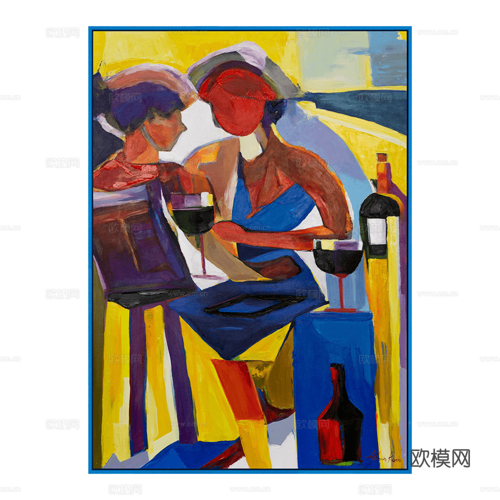 YS-Art 挂画装饰画3d模型下载