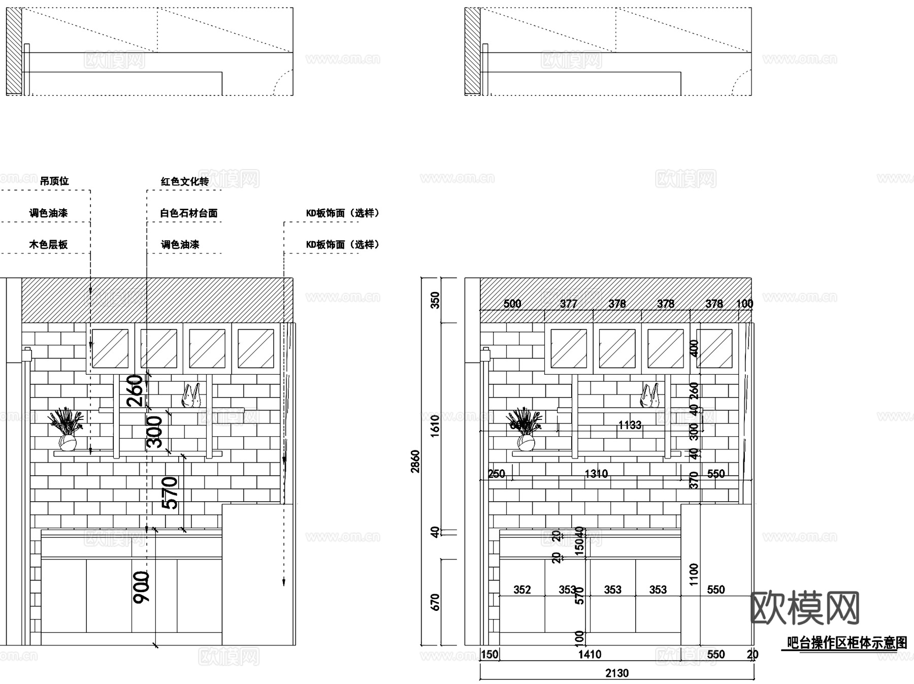 国际百纳三室两厅两卫私宅雅居室内家装CAD施工图cad施工图