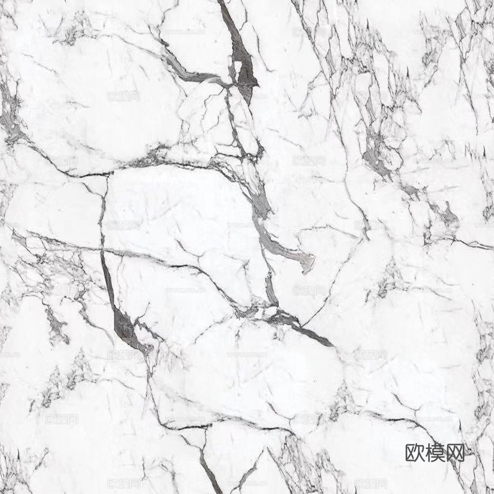 现代无缝大花白大理石岩板