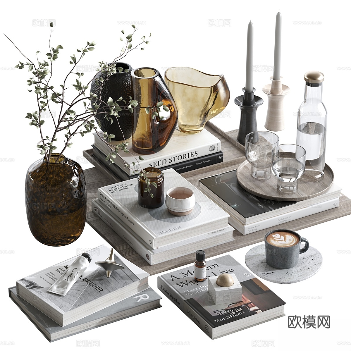 装饰套装-0363d模型下载