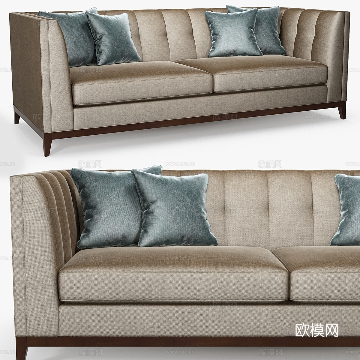 沙发与座椅公司 - 亚历山大沙发3d模型下载