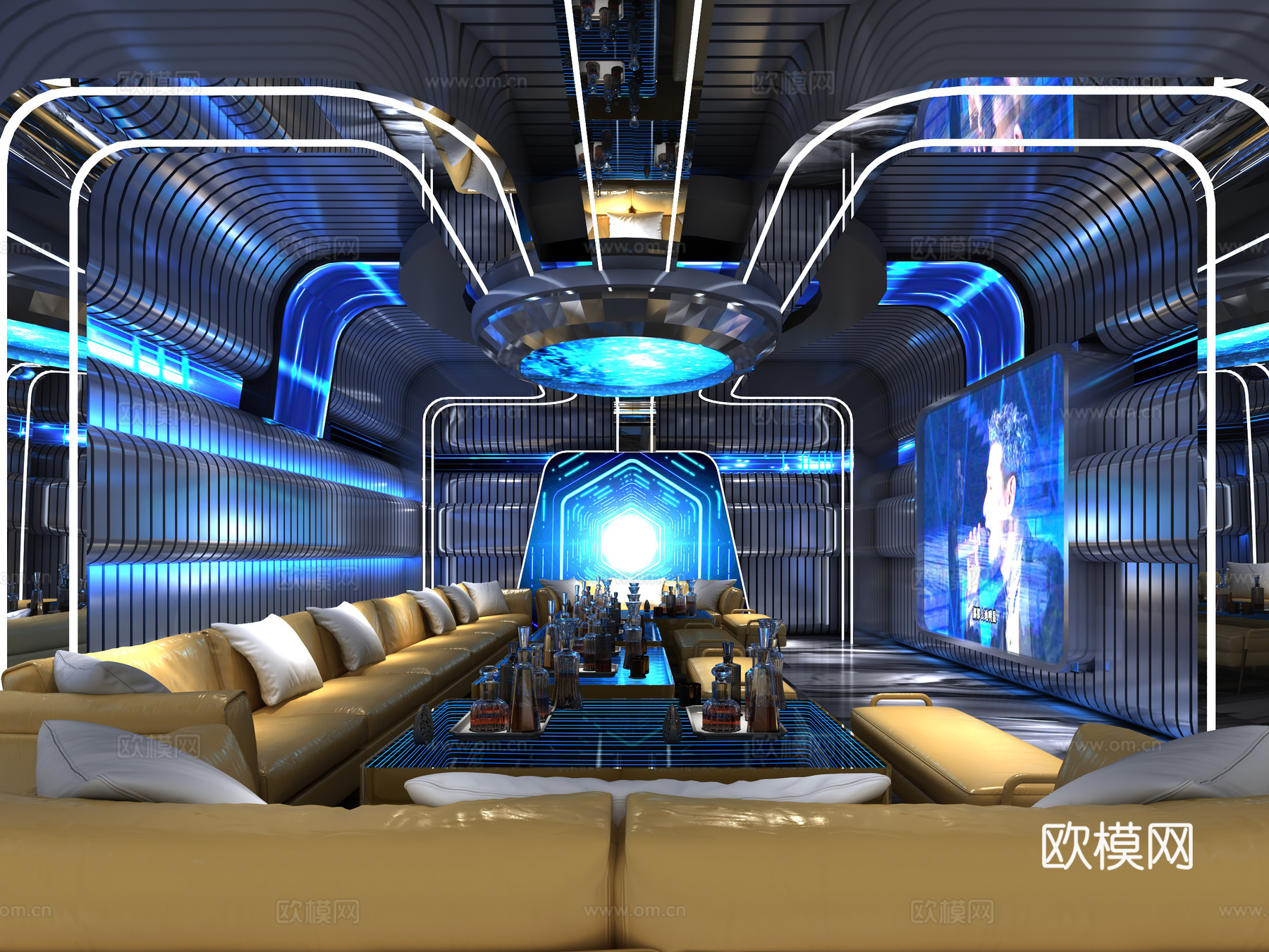 KTV包房3d模型下载