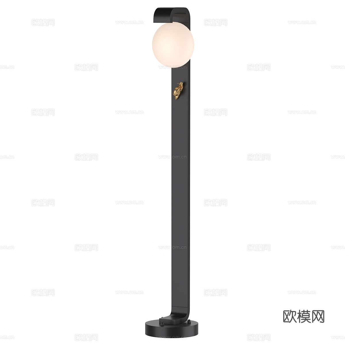现代简约落地灯 落地灯 简约落地灯 户外落地灯 灯3d模型下载