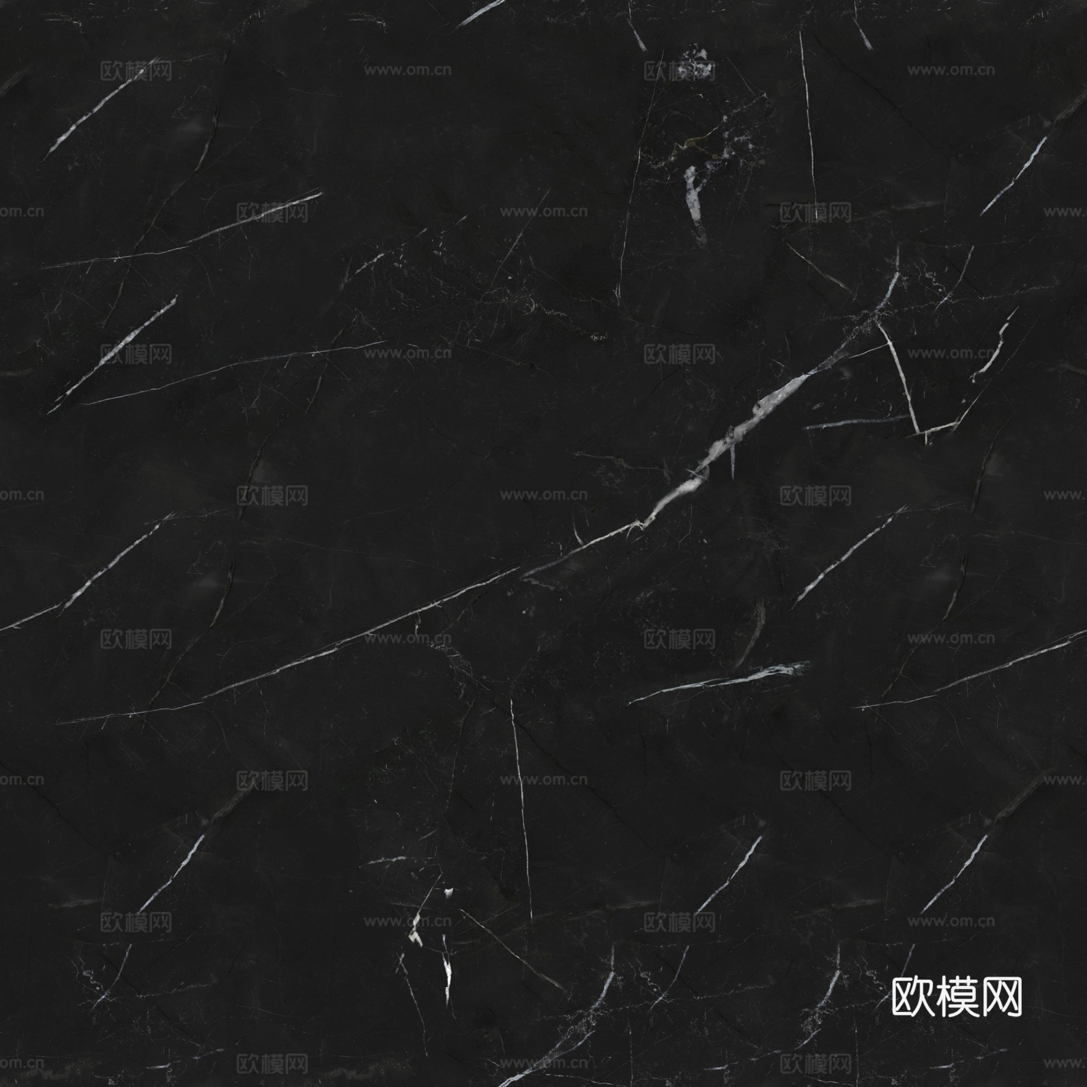 无缝黑白根黑色大理石岩板