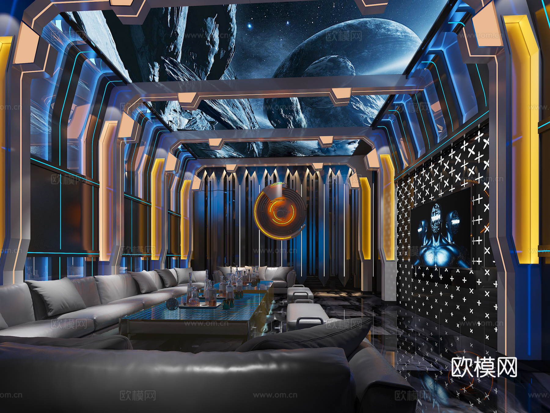 KTV包房3d模型下载