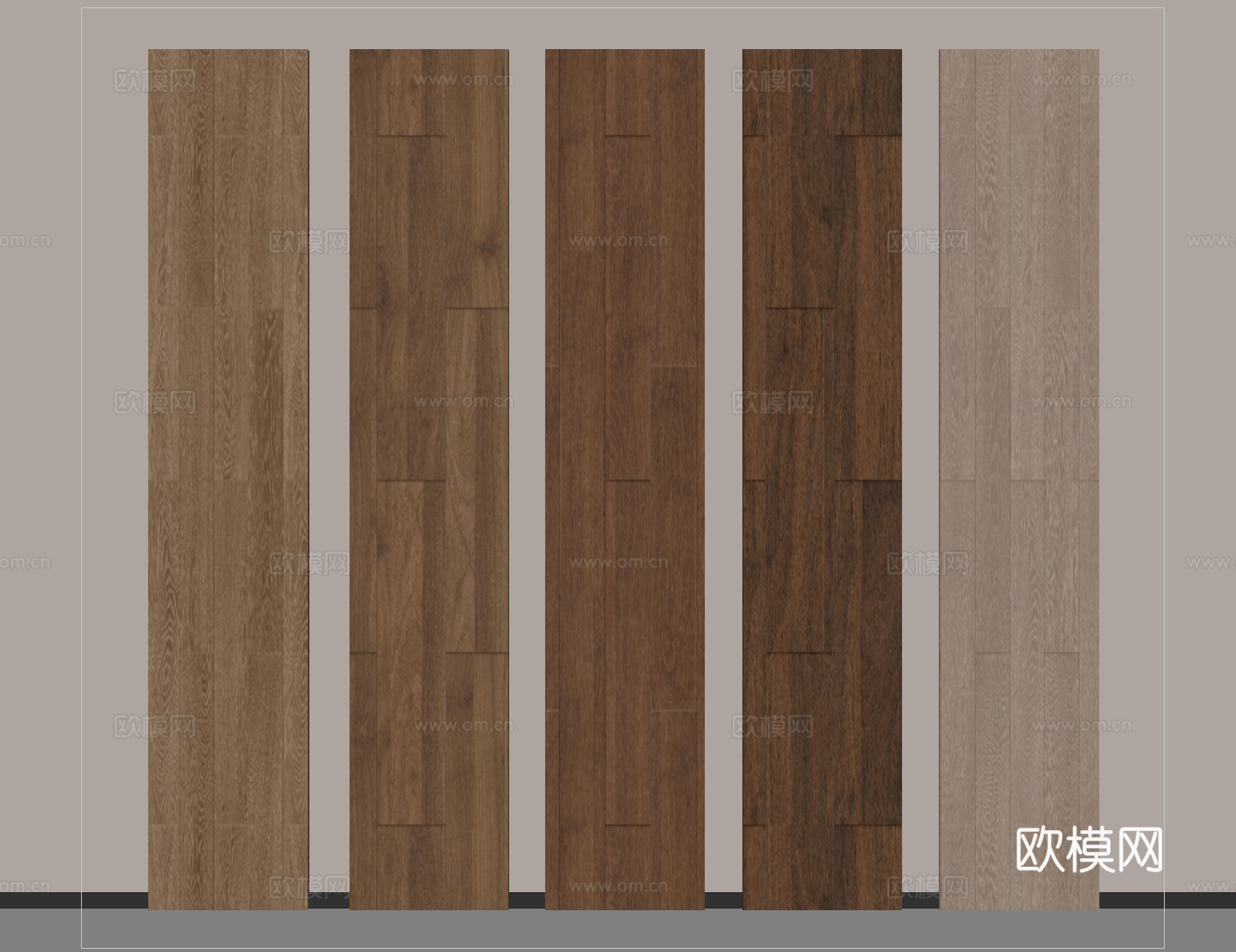 现代木地板  直纹木地板 木纹su模型