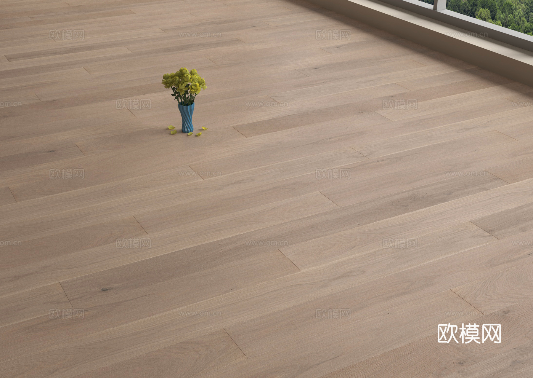 现代地板 实木地板 拼花地板su模型