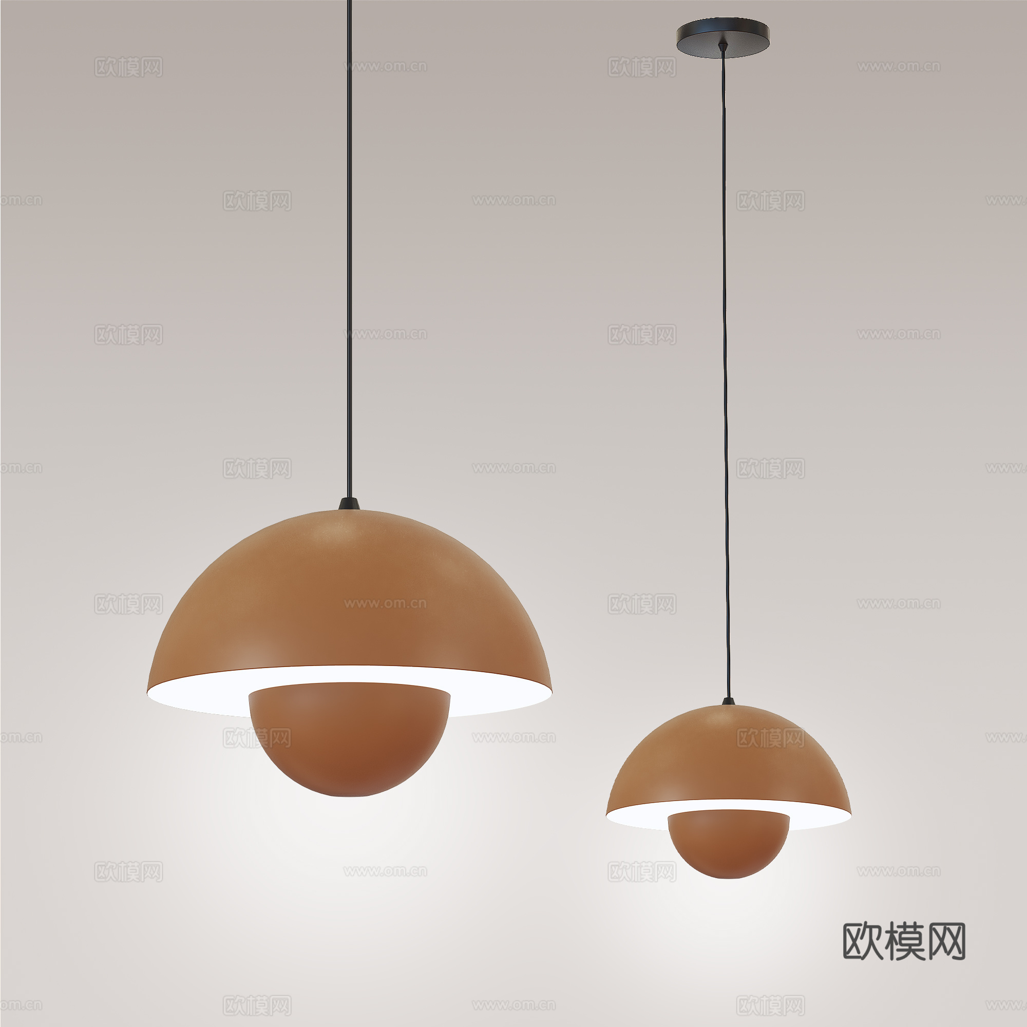 现代简约小吊灯 奶油风小吊灯 餐厅吊灯 卧室小吊灯su模型