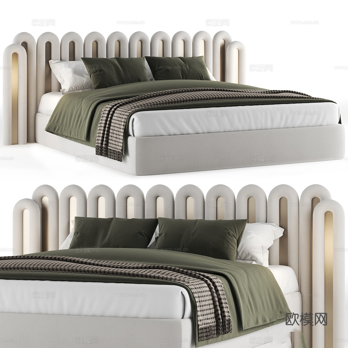 Hommes DEMIZ床3d模型下载