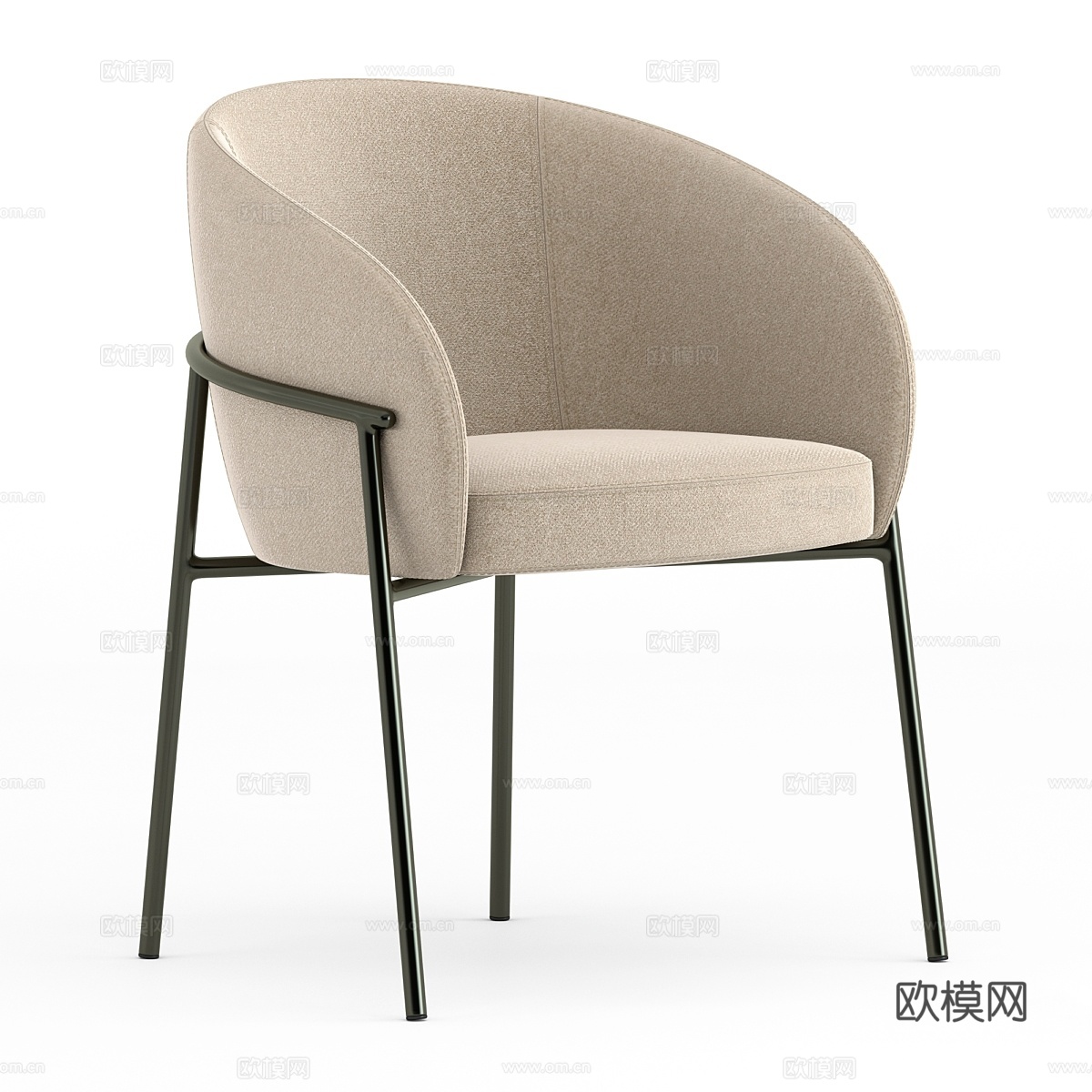 Parla Rimo餐椅3d模型下载