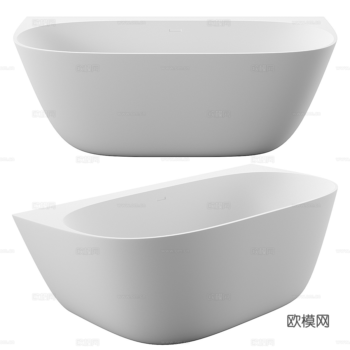 壁挂式浴缸 Salini SOFIA WALL3d模型下载