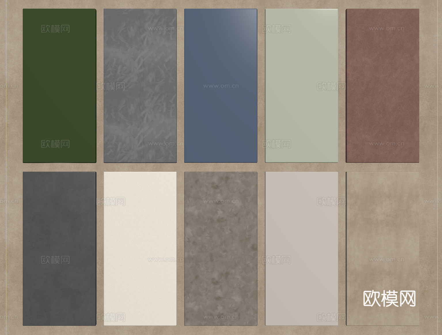 现代涂料 艺术漆 肌理漆 真石漆 微水泥su模型