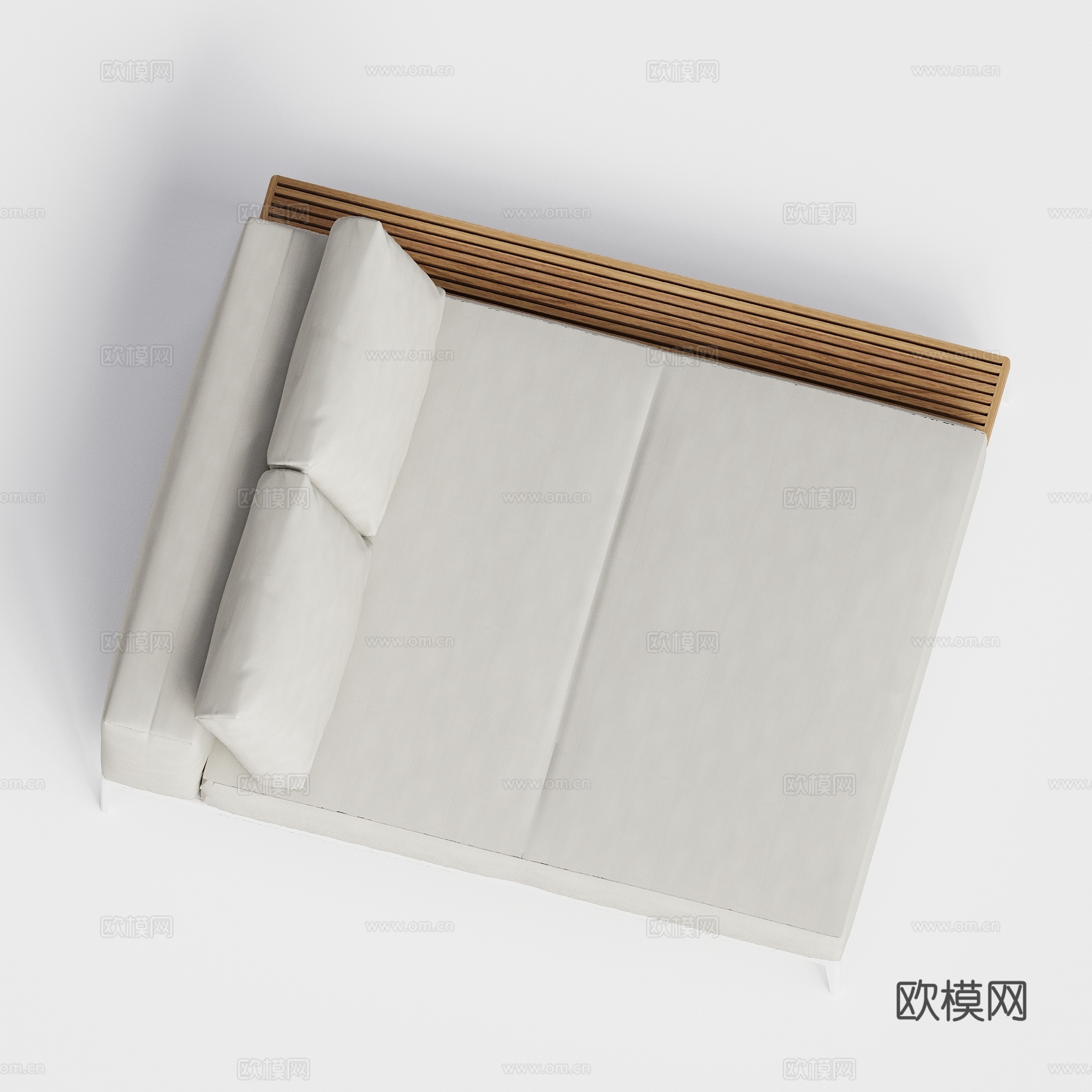 gloster  - 现代沙发 柚木双人 泳池躺椅沙发组合3d模型下载