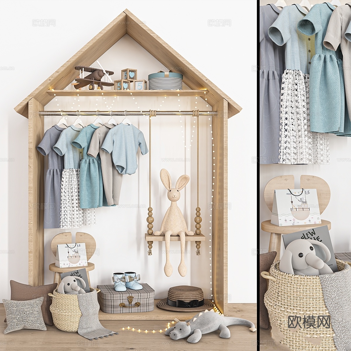 衣柜 1303d模型下载